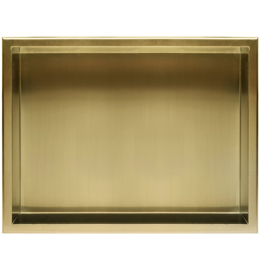 PÓŁKA WNĘKOWA ŁAZIENKOWA 30x45 złota szczotkowana