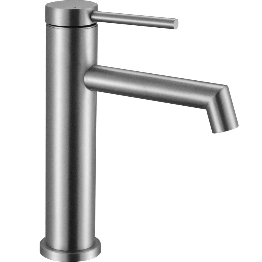 Bateria Umywalkowa Rea Foss nikiel szczotkowany Inox niska nickel brush