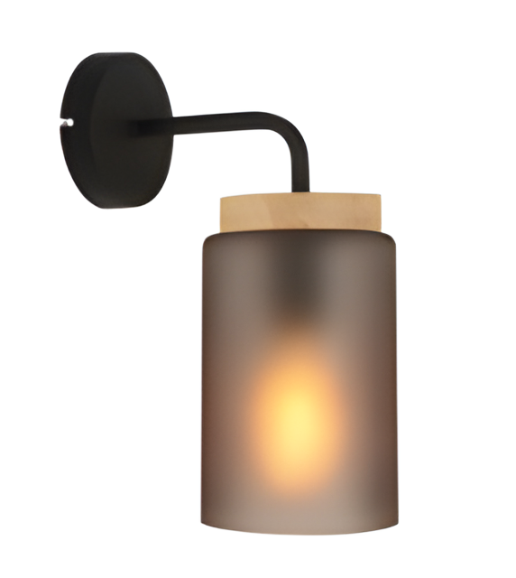 Kinkiet APP1814-1W Frosted Grey  1