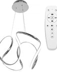 Lampa Sufitowa Wisząca Nowoczesna Led + Pilot App385-cp Chrom  1