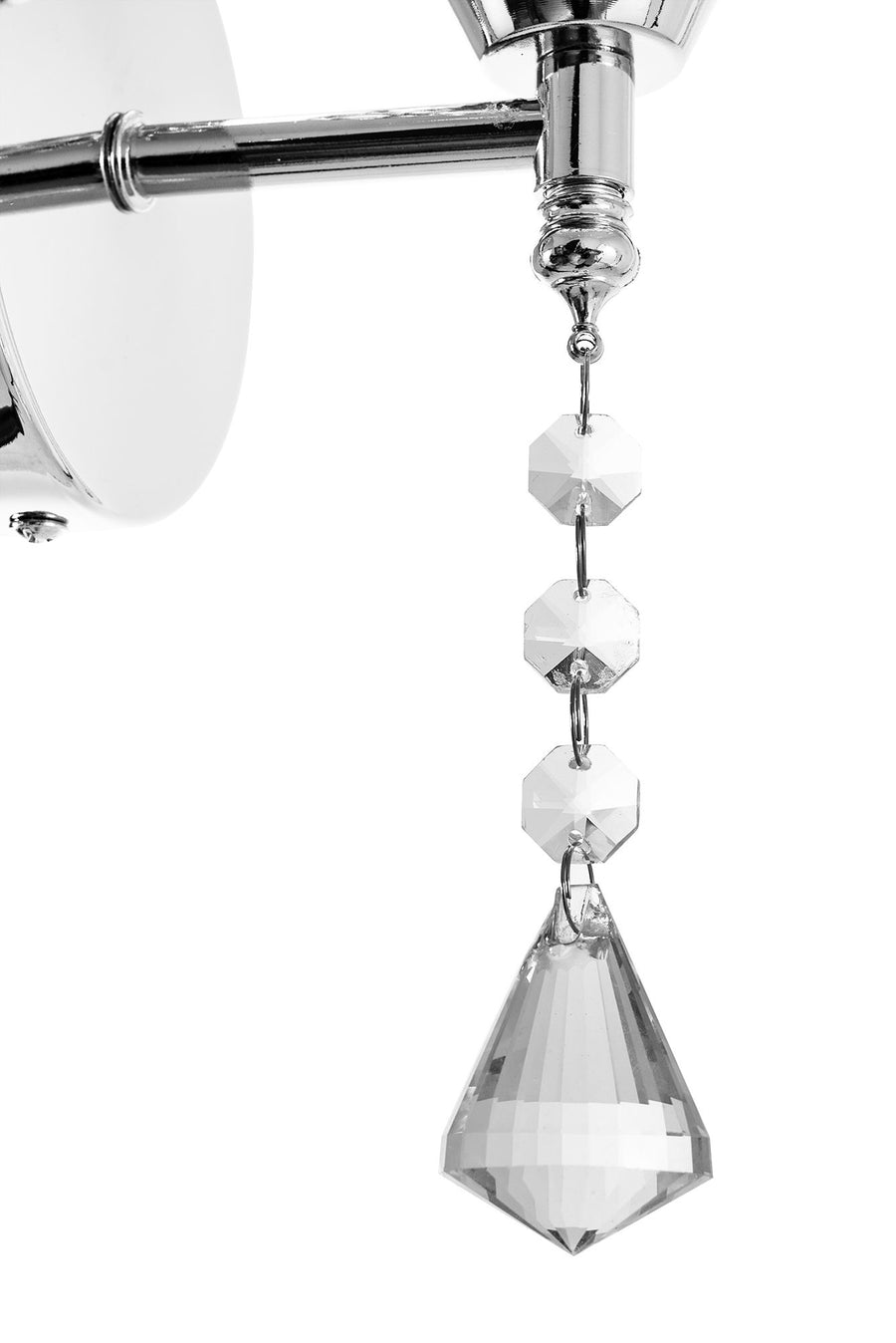 LAMPA ŚCIENNA KINKIET W STYLU GLAMOUR APP716-1W E27