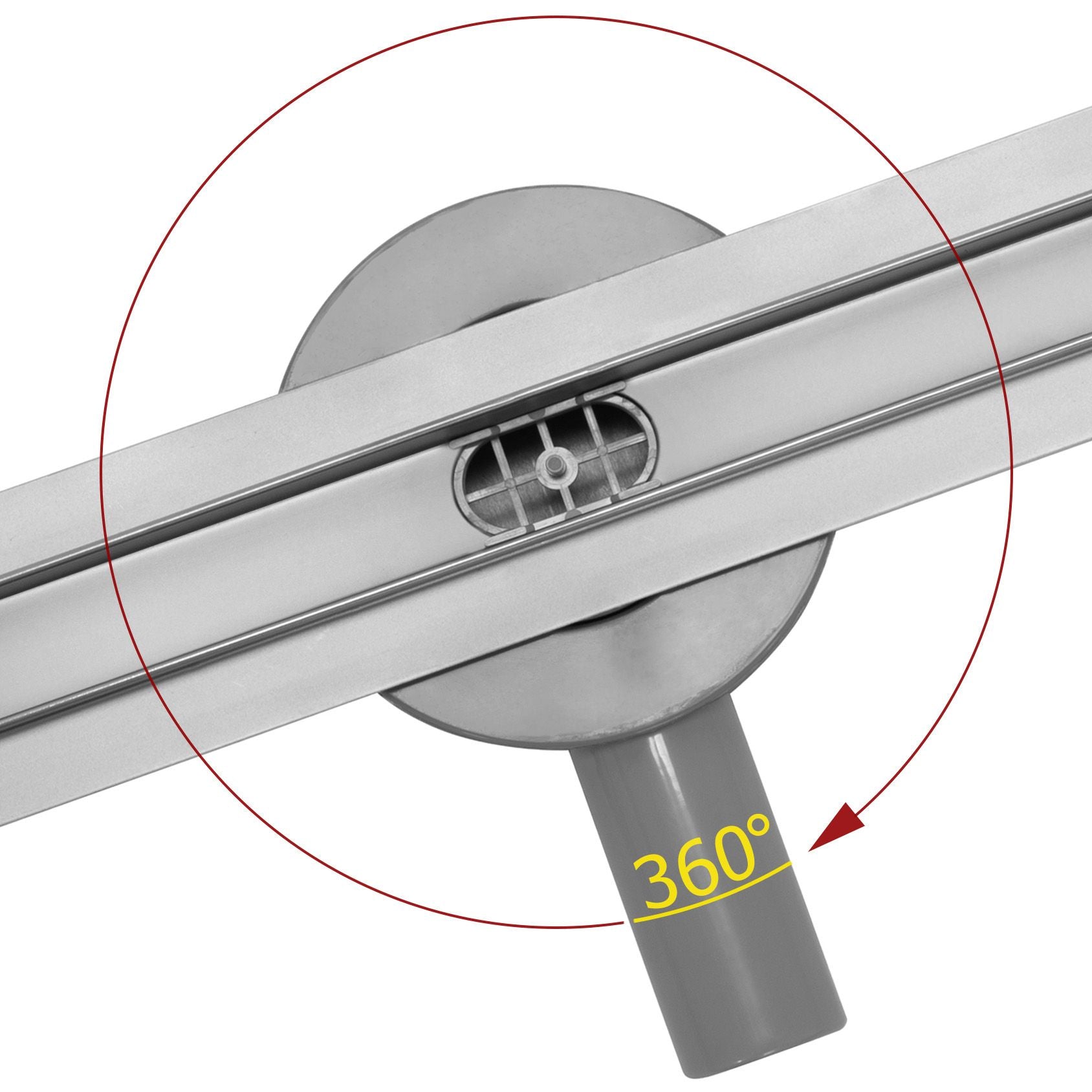 Odpływ Liniowy REA NEO SLIM PRO Stal Szczotkowana 60