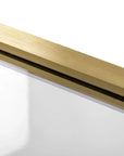 Kabina Prysznicowa Przyścienna Rapid Slide Brush Gold 120x100