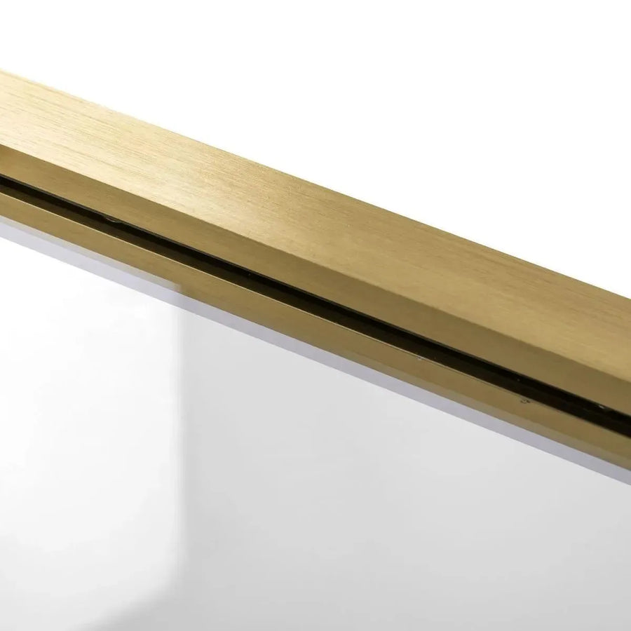 Kabina Prysznicowa Przyścienna Rapid Slide Brush Gold 120x80