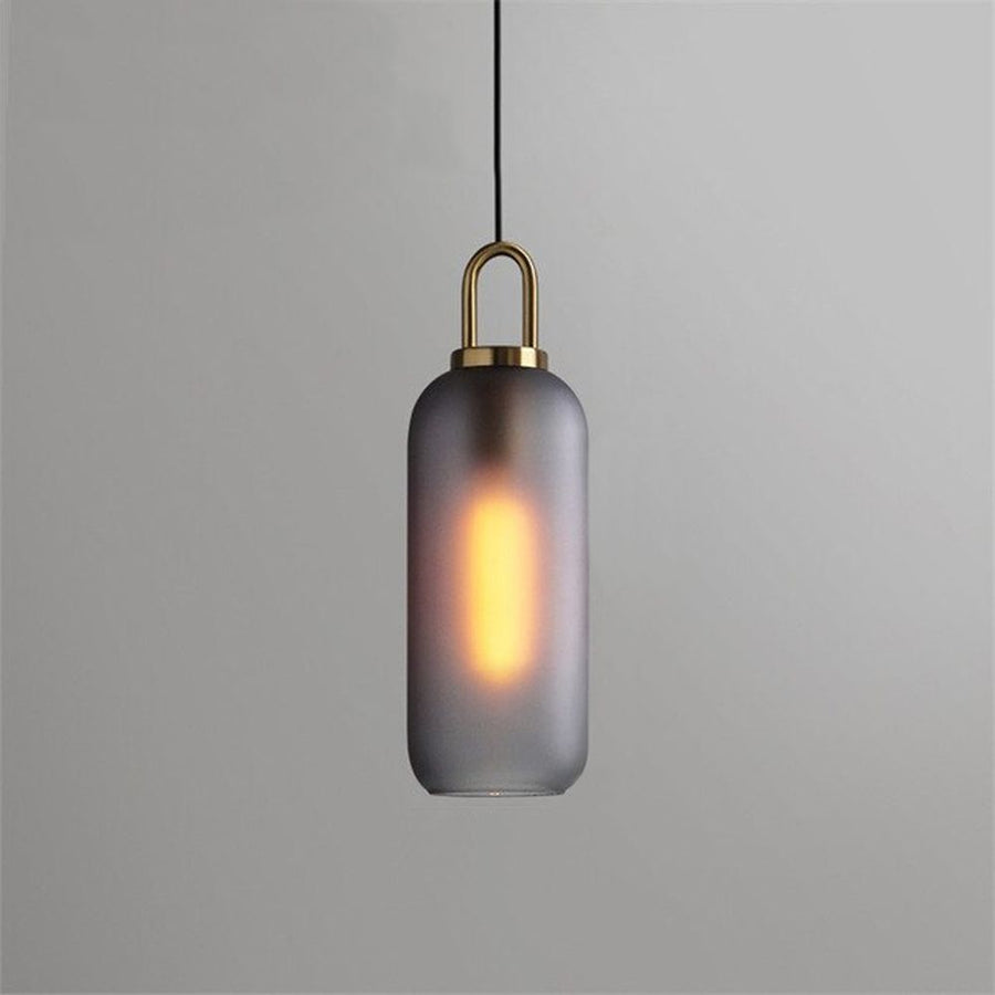 Lampa Sufitowa Wisząca Szklana Tuba APP628-1CP