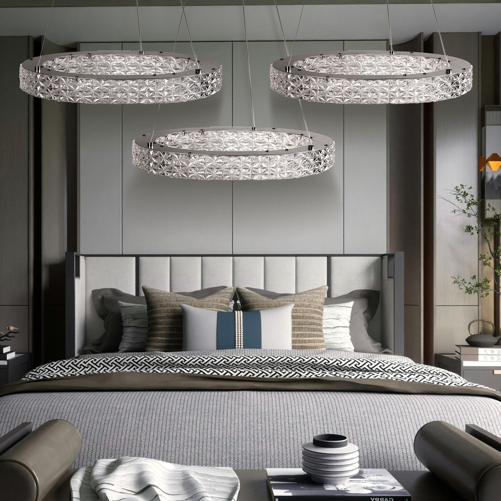 Lampa Wisząca Led Ms005-cp 50cm Chrom  6