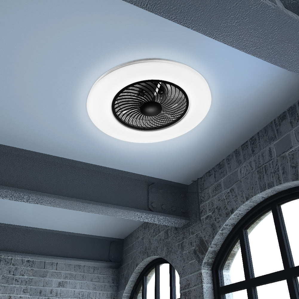 Lampa Z Wiatrakiem App1552-c Black  6