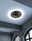 Lampa Z Wiatrakiem App1552-c Black  6
