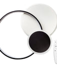 Lampa sufitowa APP1709-C plafon LED Czarny + pilot  1