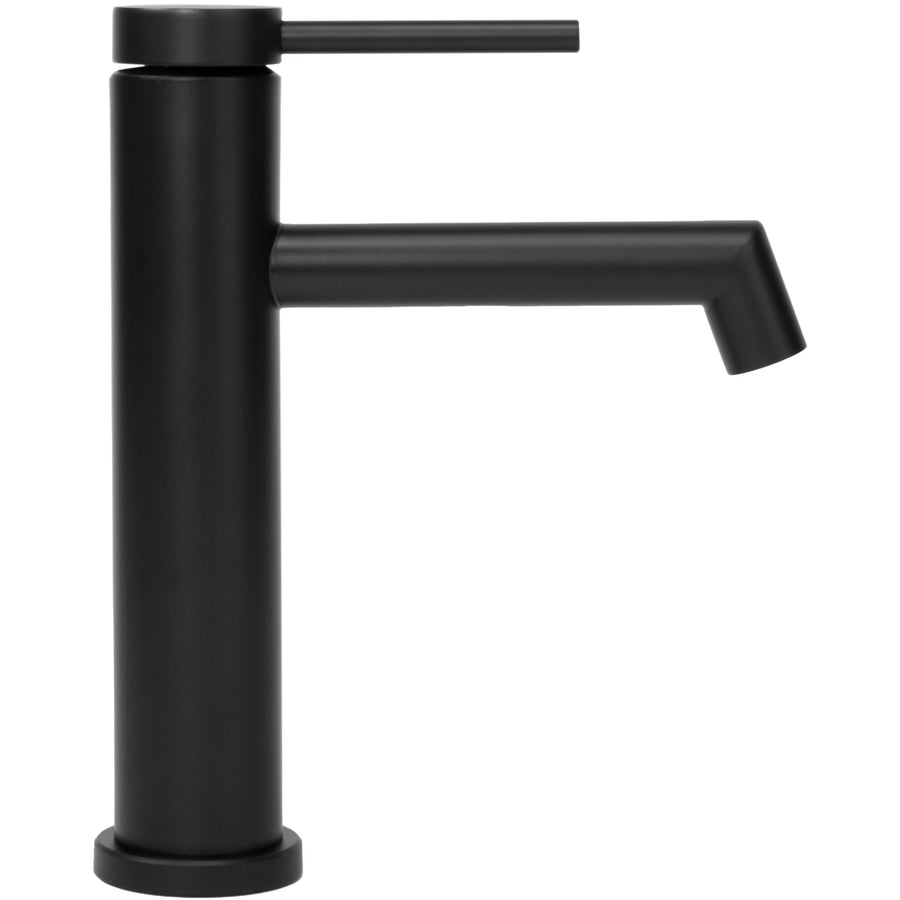 Bateria umywalkowa Rea Foss czarna niska black mat
