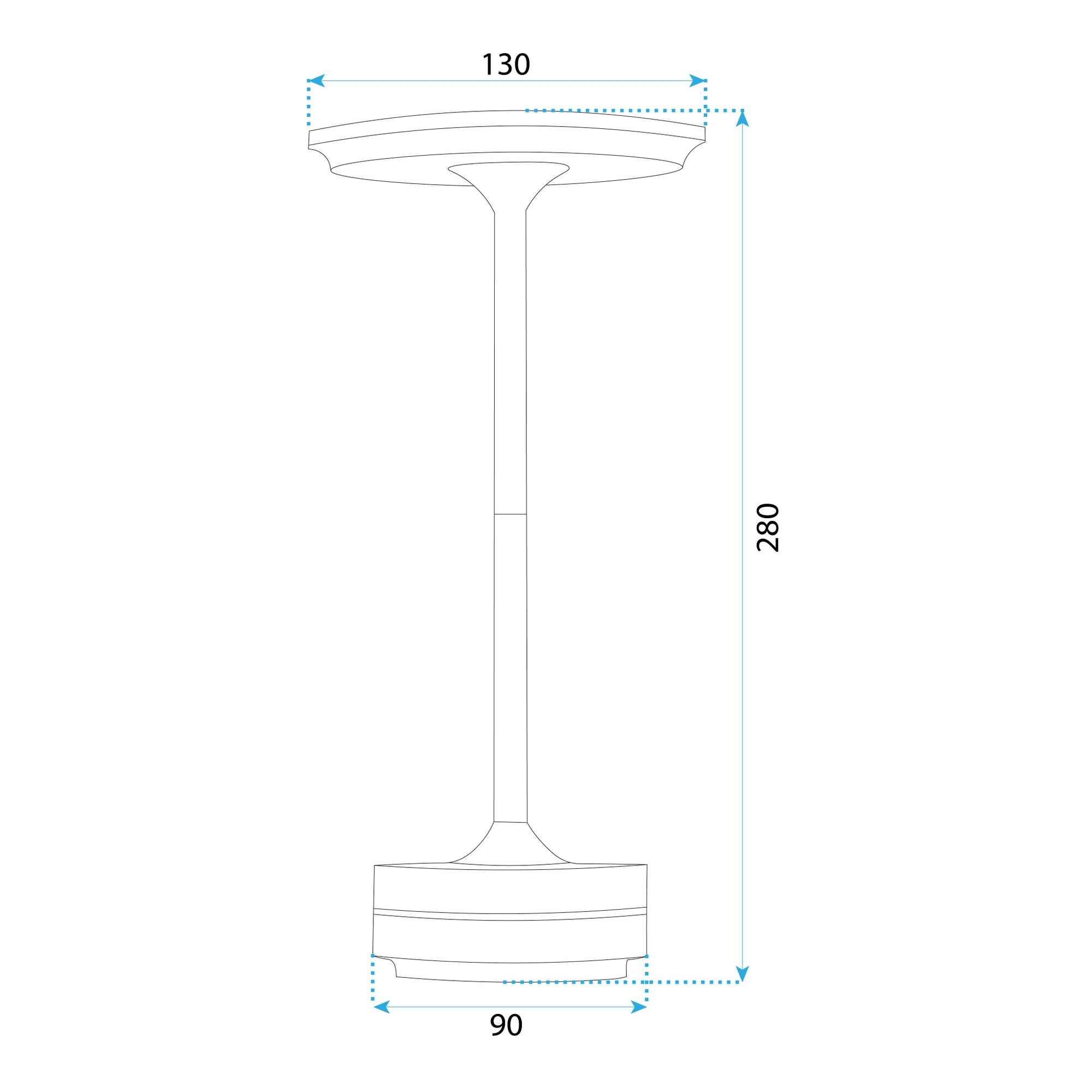 Lampka nocna APP1373-T szara  6