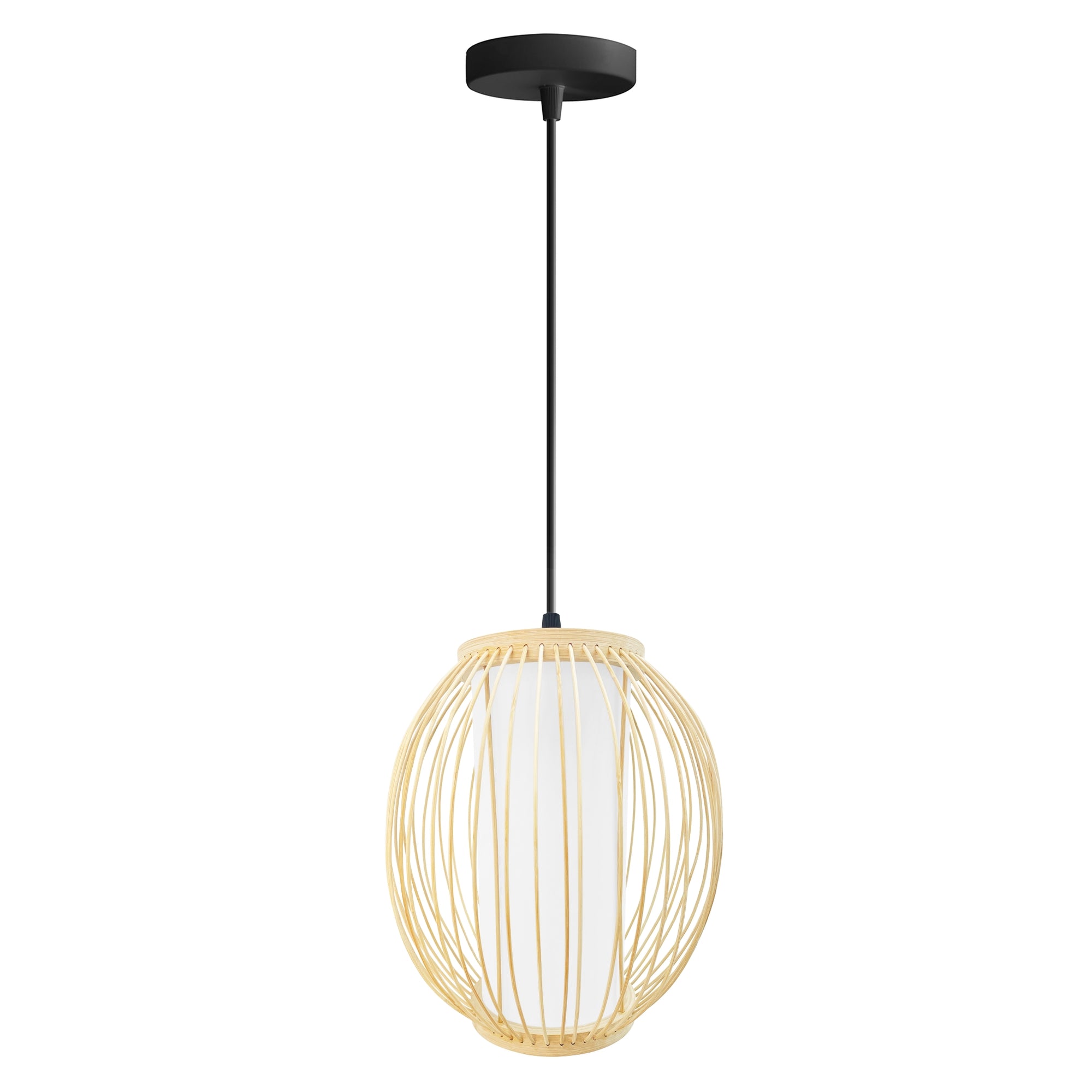 Lampa Wisząca Bambusowa APP1634-1CP  4