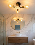 Lampa Wisząca APP1117-3C Czarno Złota  6