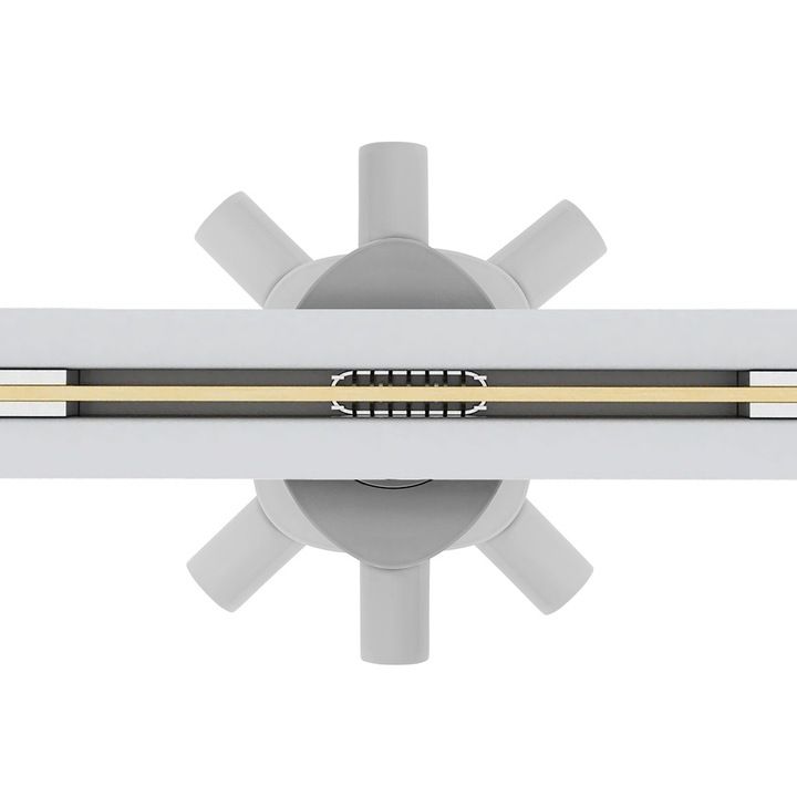 Odpływ Liniowy REA NEO ULTRA SLIM PRO Złoty Szczotkowany 80