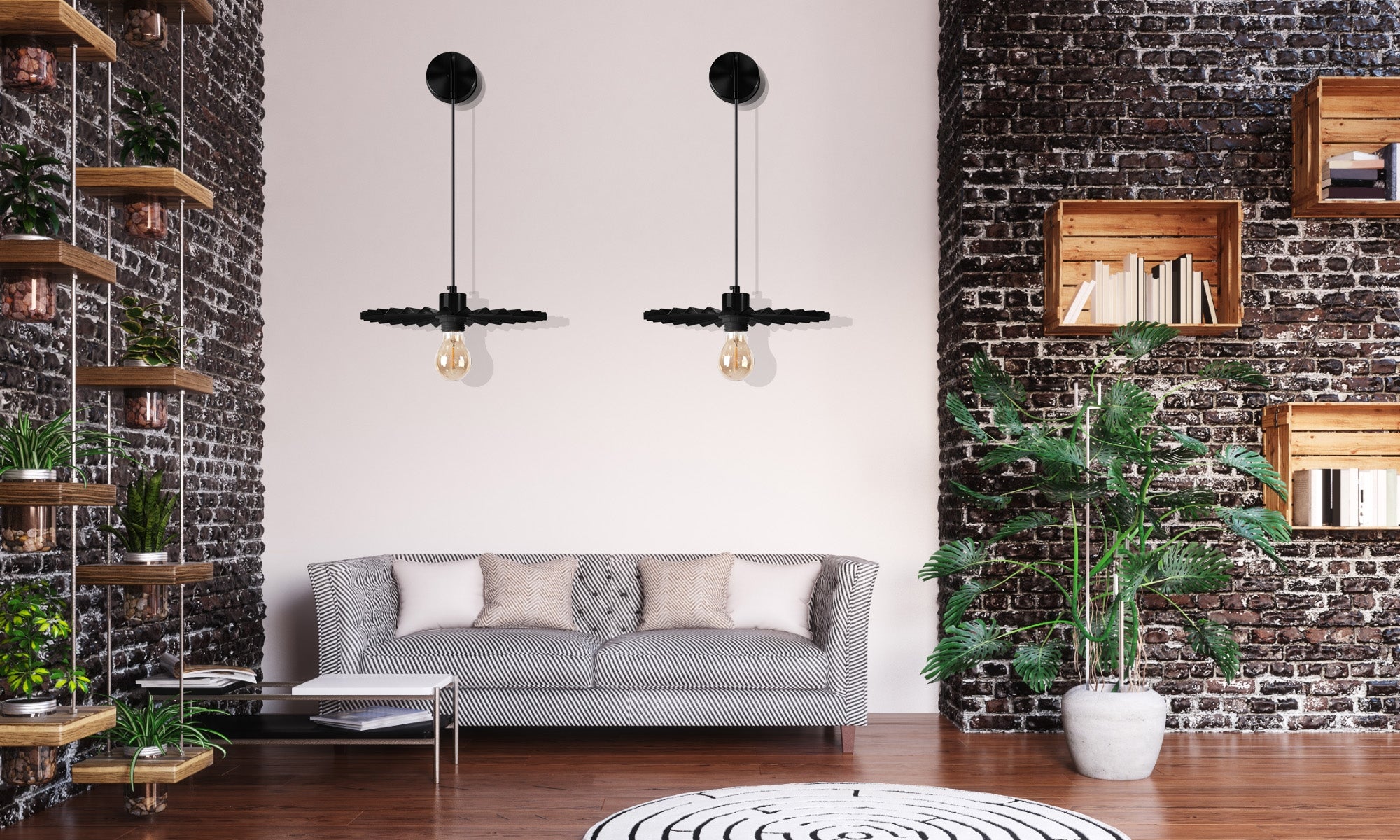 LAMPA ŚCIENNA KINKIET APP1355-1W Czarny 30 cm  7