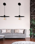 LAMPA ŚCIENNA KINKIET APP1355-1W Czarny 30 cm  7