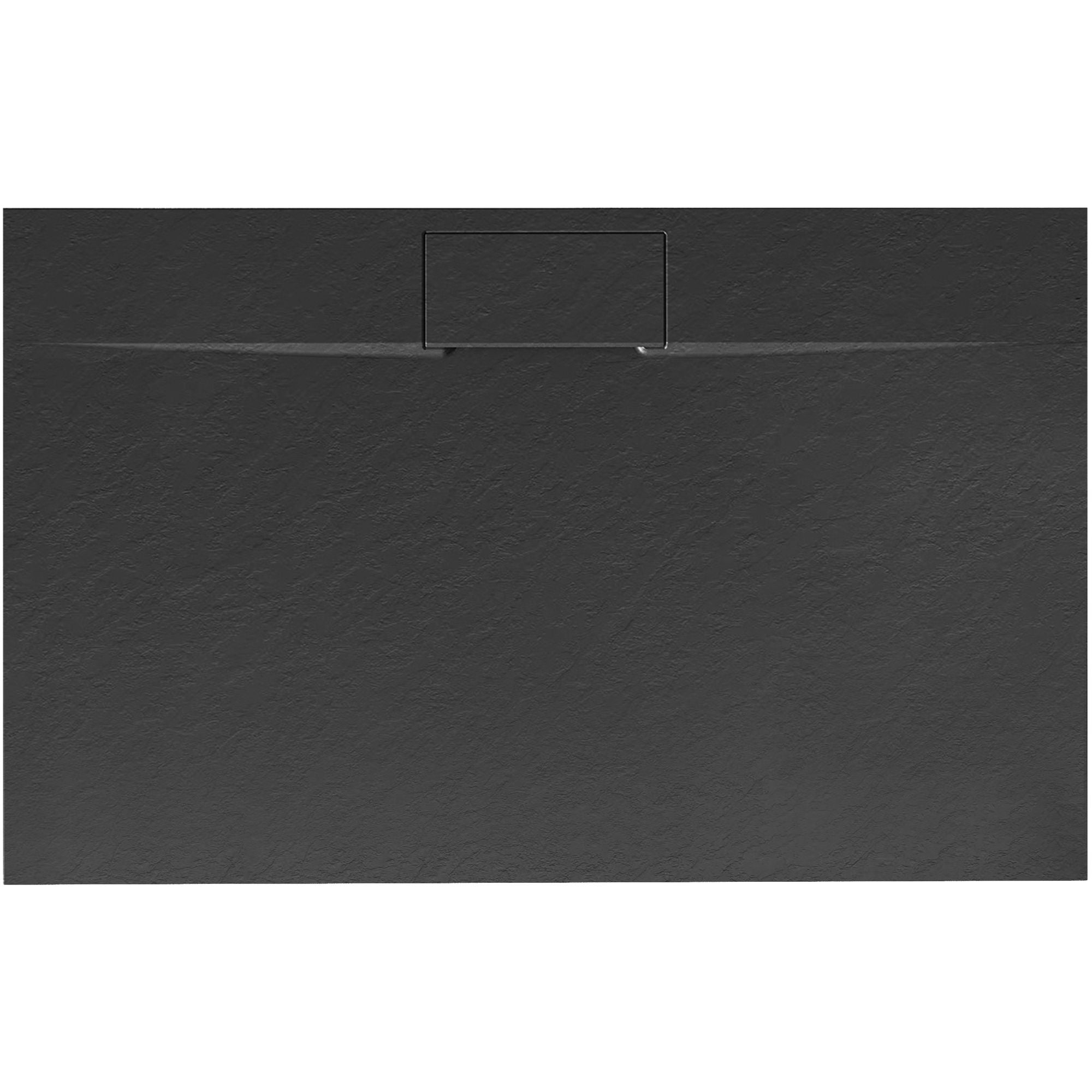 Brodzik prysznicowy Bazalt Long Black 80x100