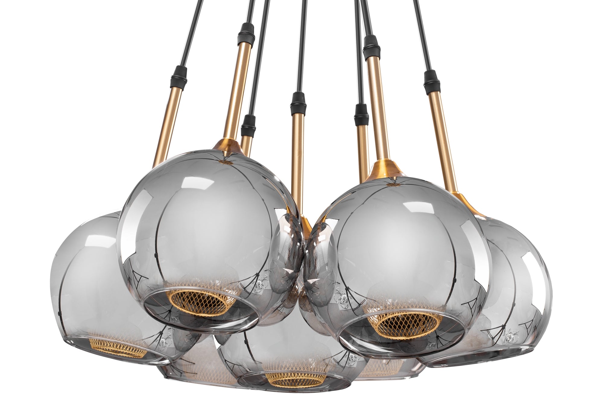 Lampa Sufitowa Wisząca Szklane Kule APP898-7CP  2