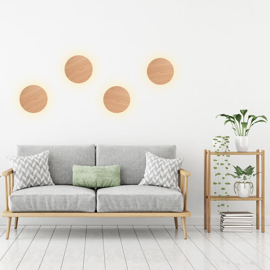 LAMPA ŚCIENNA KINKIET LED APP1405-W WOOD