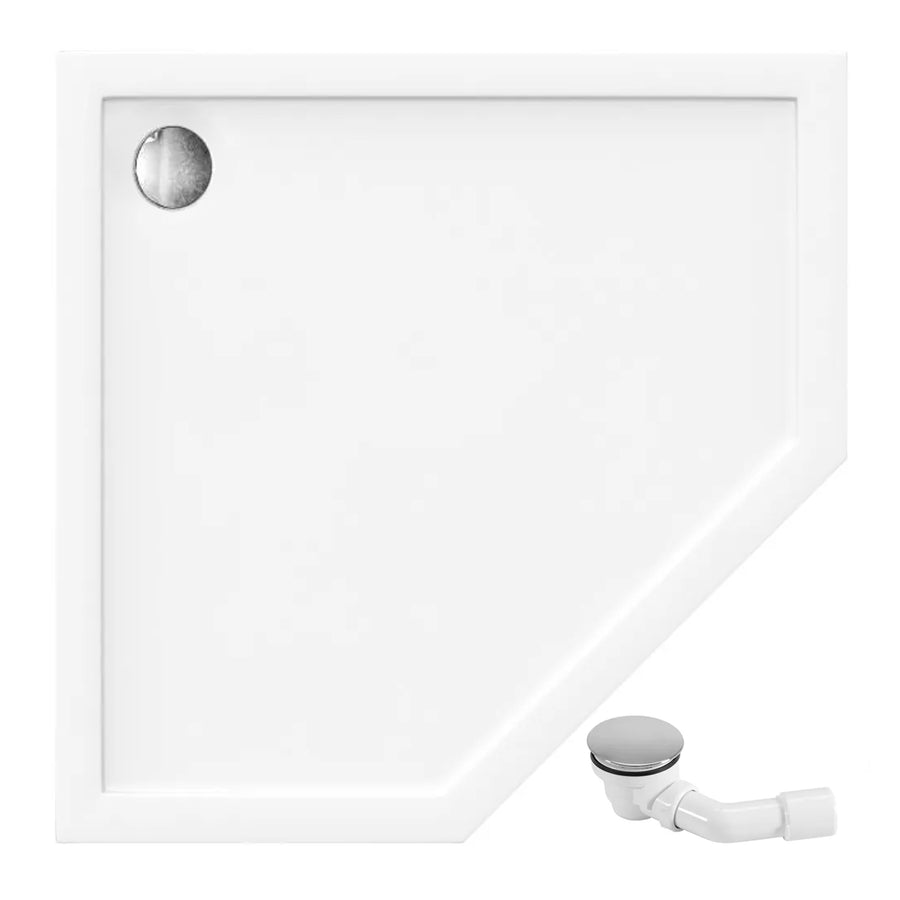 Kabina Prysznicowa Rea DIAMOND 90x90 Miedź Szczotkowana Bez brodzika 5