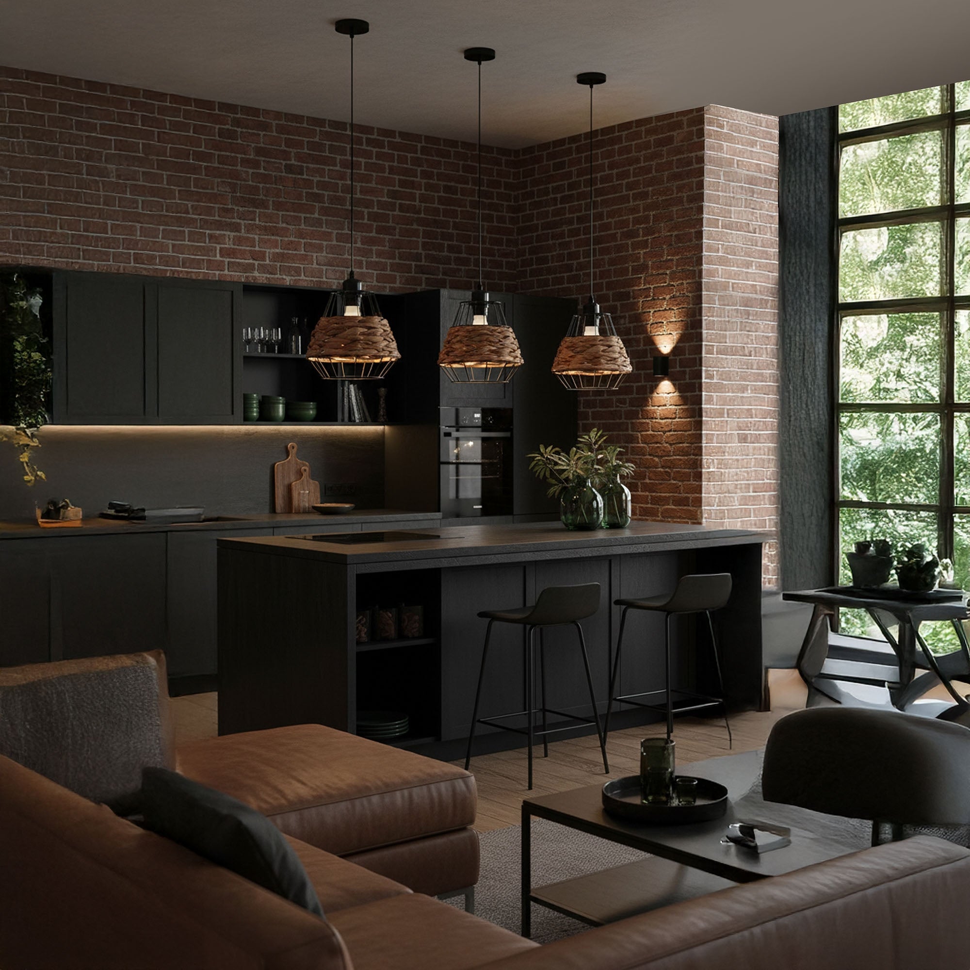 Lampa Wisząca Boho APP989-1CP  5