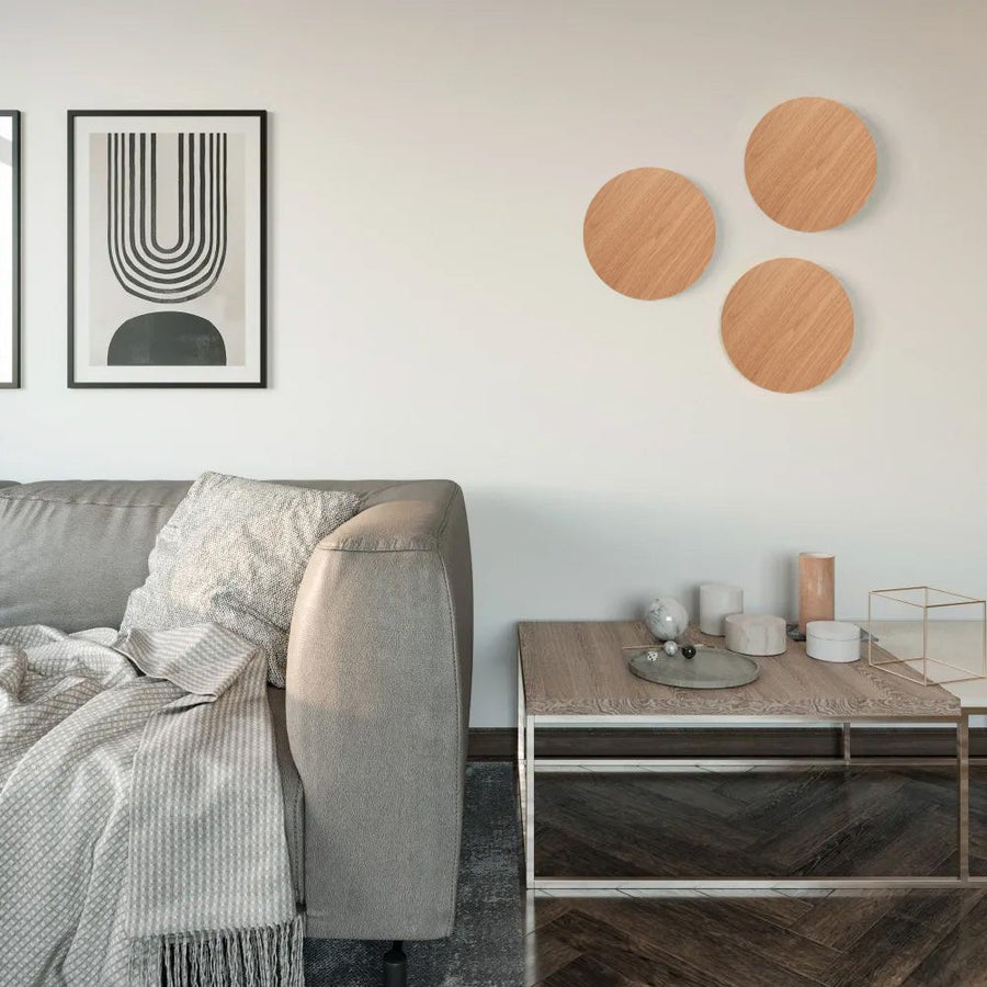 LAMPA ŚCIENNA KINKIET LED APP1405-W WOOD