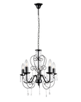 Lampa Sufitowa Wisząca Ebt010-5cp Czarna  1