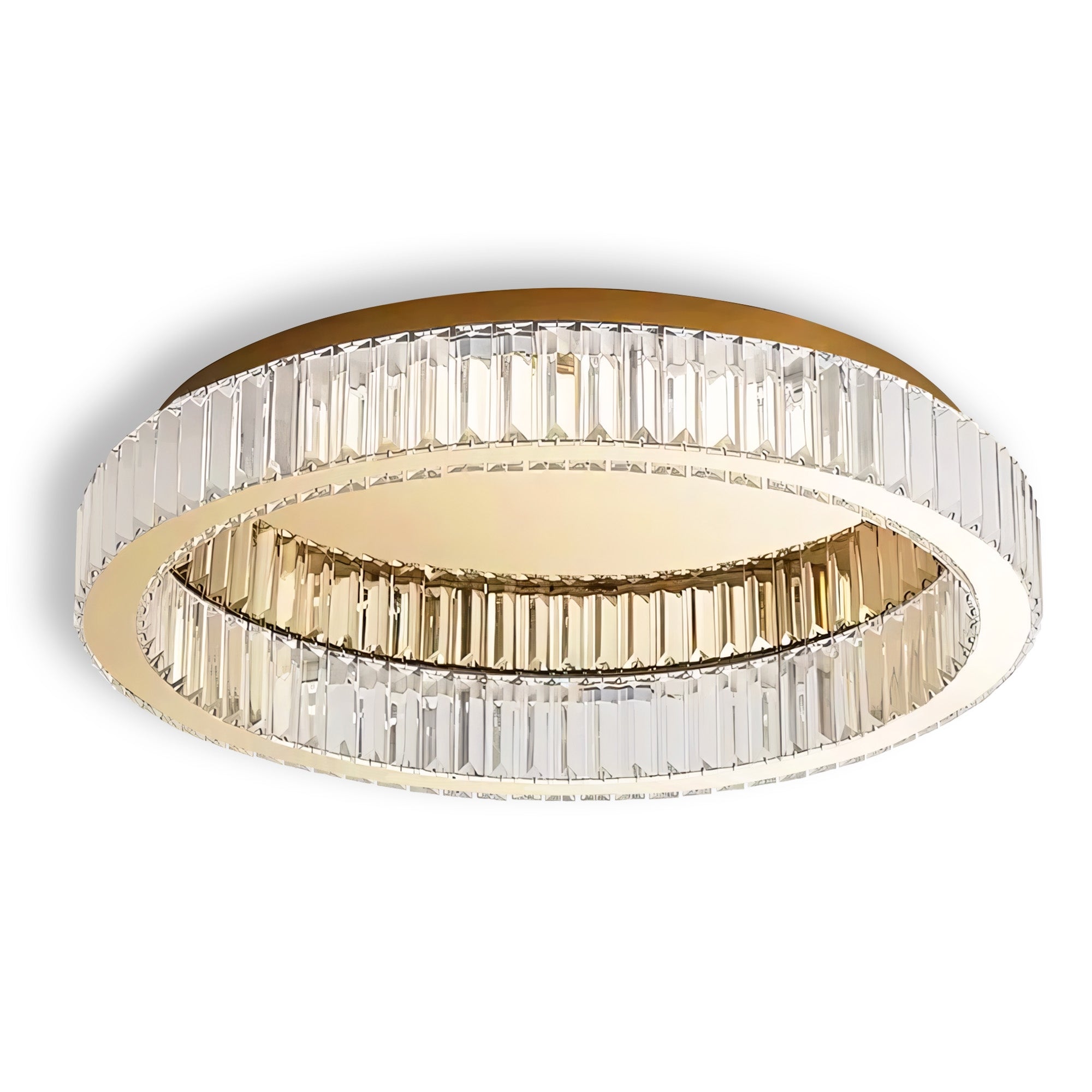 LAMPA KRYSZTAŁOWA PLAFON APP1723-C 60cm ZŁOTA  1