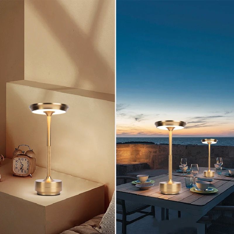 Lampka nocna APP1372-T Złota szczotkowana
