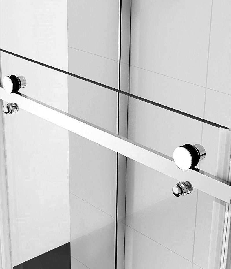 Drzwi prysznicowe Rea Nixon-2 120 Chrome Lewe