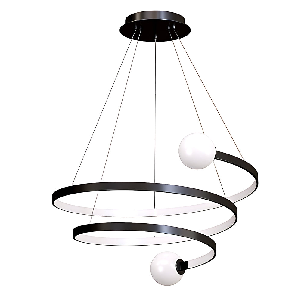 Lampa Wisząca Led Lhj029-cp Czarna  1