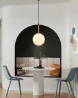 LAMPA SUFITOWA SZKLANA APP431-1CP BIAŁA