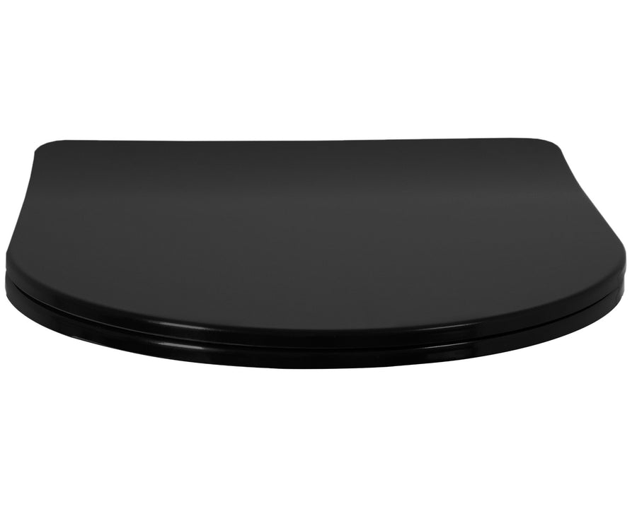 DESKA SEDESOWA WC CARLO FLAT UF BLACK MATT