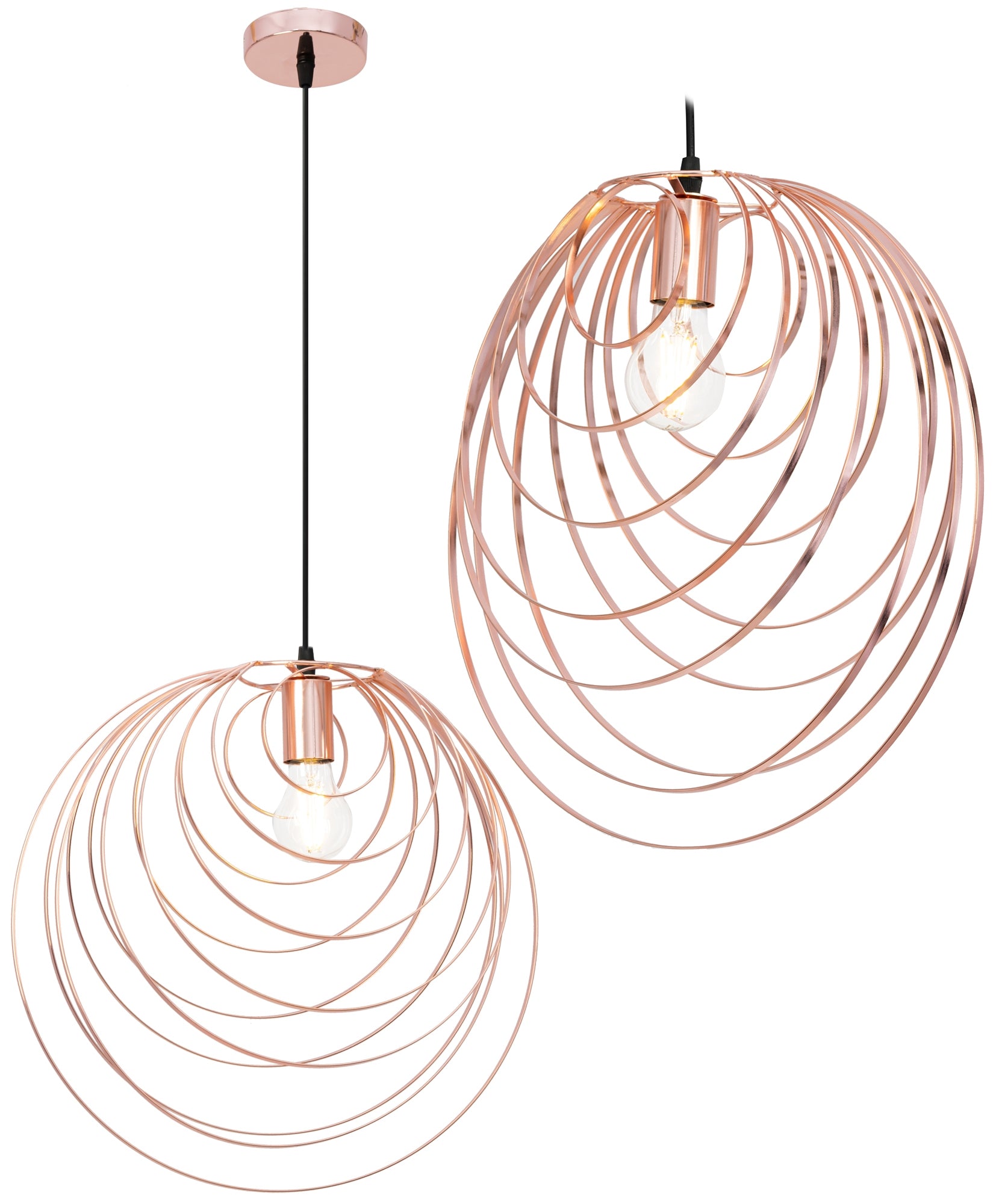 LAMPA SUFITOWA GEOMETRYCZNA  APP427-1CP Rózowe Złoto  1