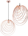 LAMPA SUFITOWA GEOMETRYCZNA  APP427-1CP Rózowe Złoto  1