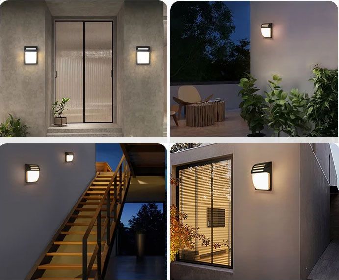 Lampa Elewacyjna kinkiet RSL013-1W Czarna