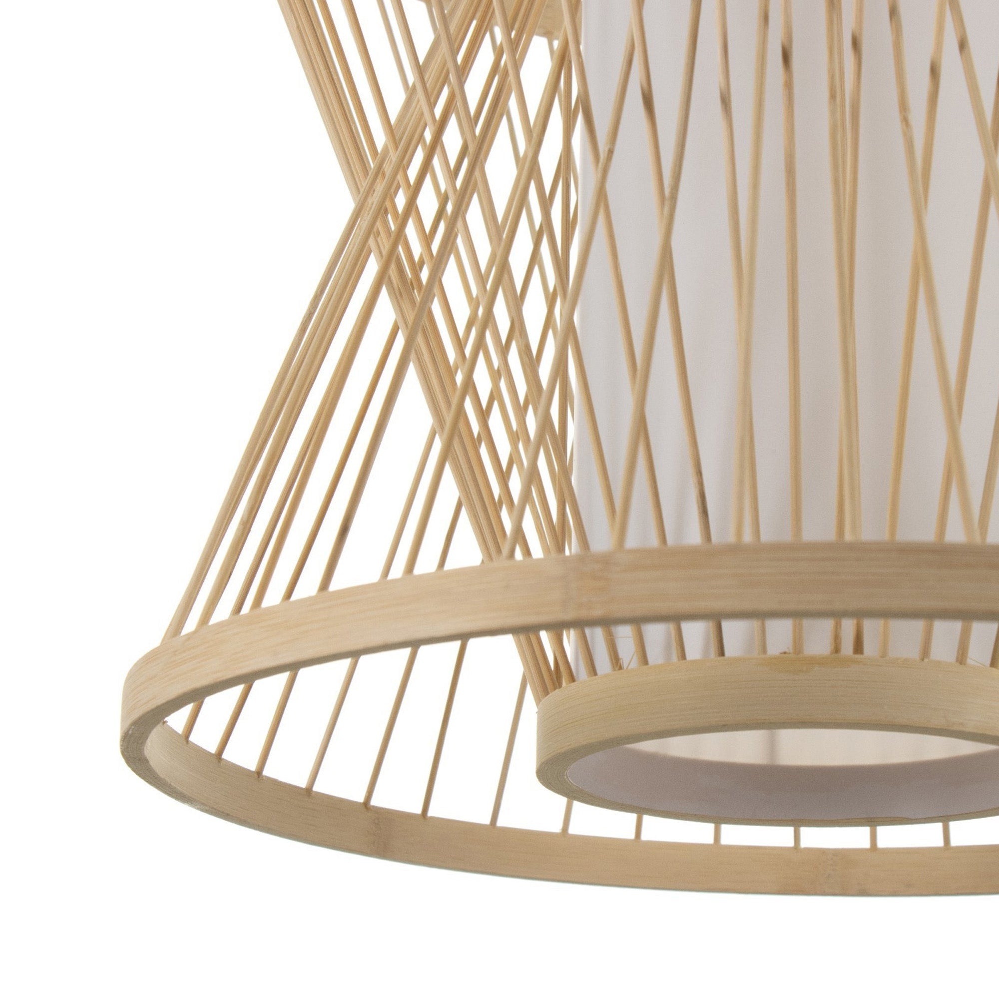 Lampa Wisząca Bambusowa APP1630-1CP  4