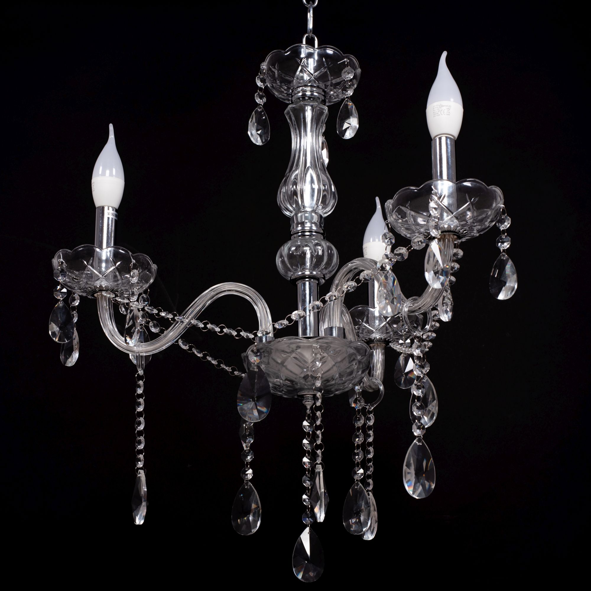 Lampa Kryształowa Żyrandol 300752