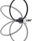 Wieszak łazienkowy RING 332915A MIST 05 CZARNY