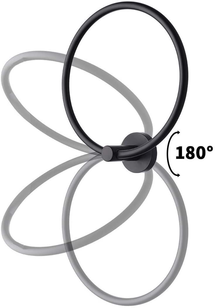 Wieszak łazienkowy RING 332915A MIST 05 CZARNY