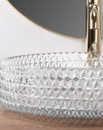 Umywalka nablatowa Rea Cristal Transparent 39