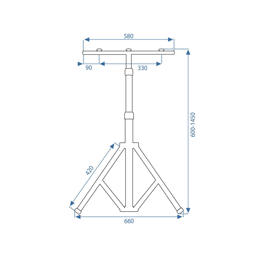 Statyw na lampy halogenowe RSL016