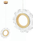 Lampa Sufitowa Wisząca Led Lhj102-1cp Złota  1