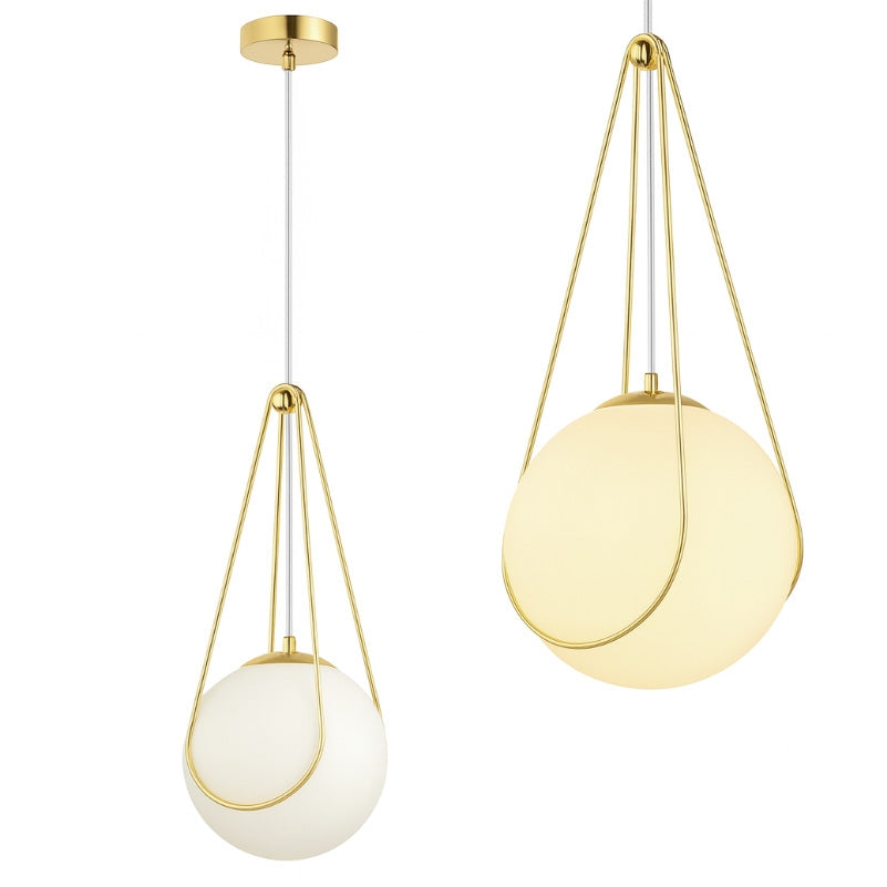 Lampa Sufitowa Wisząca APP1793-1CP 20cm Złota  1