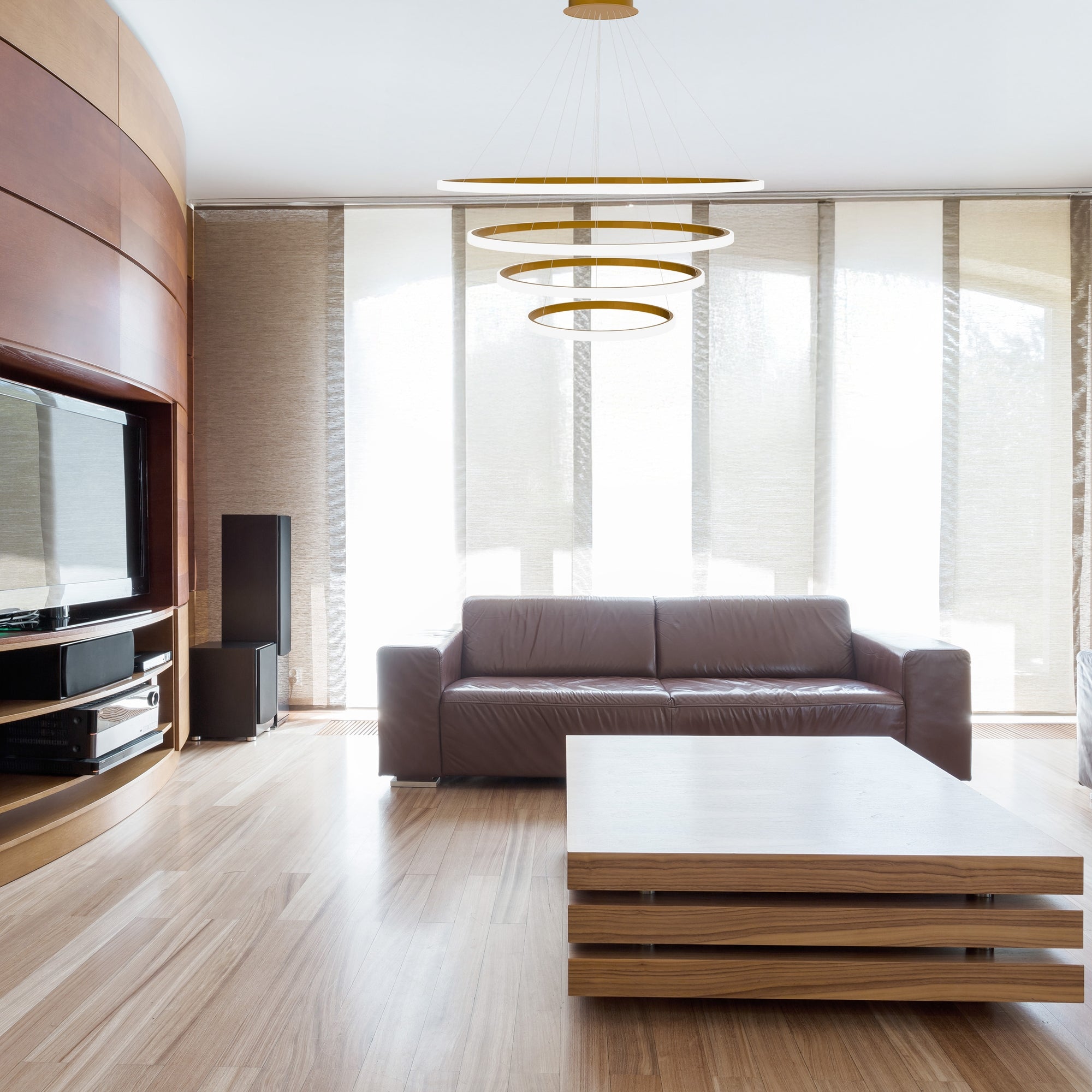 Lampa Wisząca Lhj010-cp4 Brush Gold  12