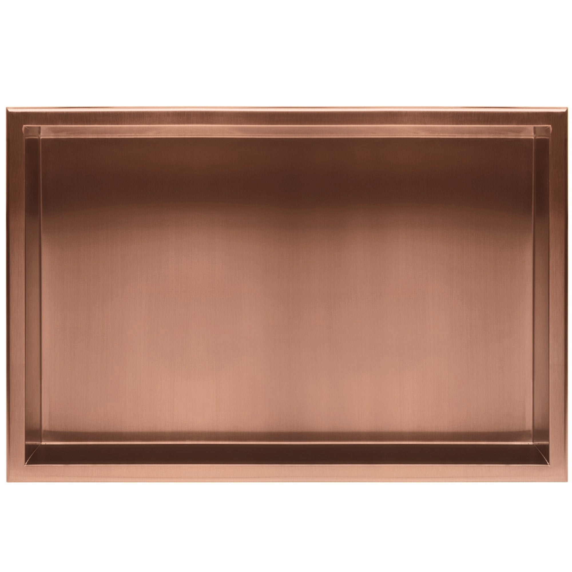 PÓŁKA WNĘKOWA ŁAZIENKOWA 30x60 miedź szczotkowana  4