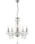 Lampa Sufitowa Wisząca Ebt014-5cp Chrom  7