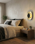 LAMPA ŚCIENNA KINKIET APP1270 CZARNA/ZŁOTA  5