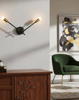 LAMPA ŚCIENNA KINKIET APP1119-2W Czarna  5