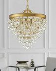 Lampa kryształowa wisząca APP1621-3CP Gold  2